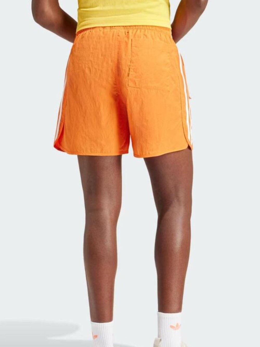 adidas Sprinter Shorts Bold Color Zipper Pockets Unlined Embroidered Logo - Picture 2 of 8